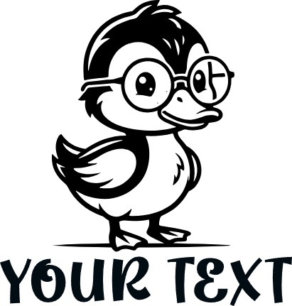 Duck Wearing Glasses