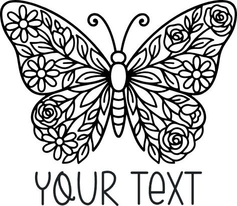 Floral Butterfly
