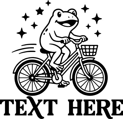 Frog Riding Bicycle
